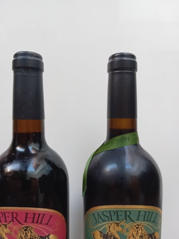 A pair of Jasper Hill wines, Georgia's paddock 2000 Shiraz & Emily's paddock 2001 Shiraz Cabernet Franc