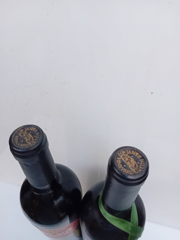 A pair of Jasper Hill wines, Georgia's paddock 2000 Shiraz & Emily's paddock 2001 Shiraz Cabernet Franc