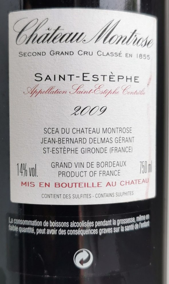 Chateau Montrose 2eme Cru Classe, Saint-Estephe