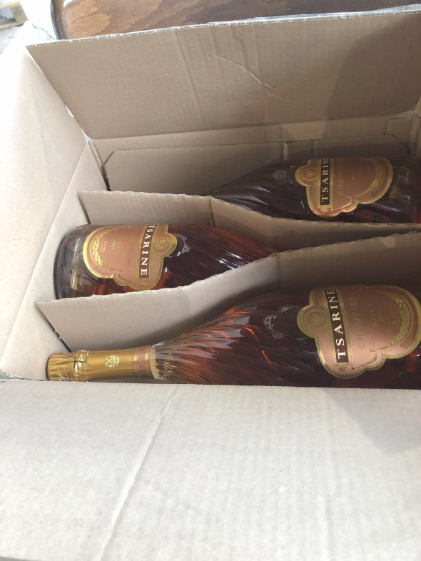 3 X Magnums Tsarine Champagne Rose  