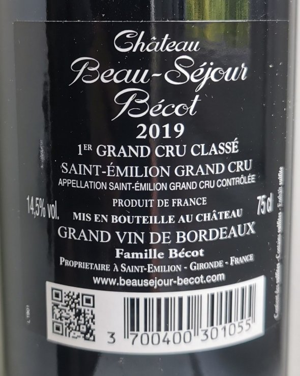Beausejour Becot Premier Grand Cru Classe B, Saint-Emilion
