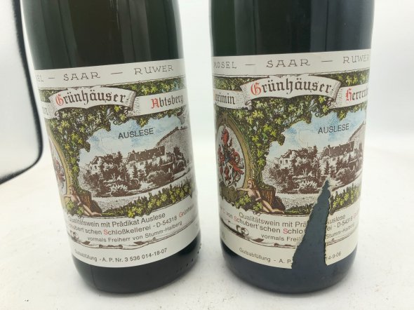 2 X Bots Maximin Grunhauser Auslese   1 X 2005 Herrenberg Cask 30 1 X 2006 Abtsberg 