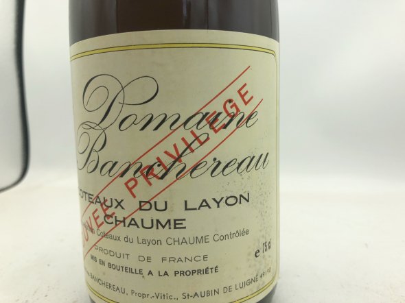 Domaine Banchereau Coteaux du Layon Chaume Cuvee Privilege, 1995