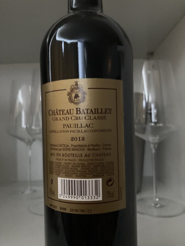 Chateau Batailley 5eme Cru Classe, Pauillac