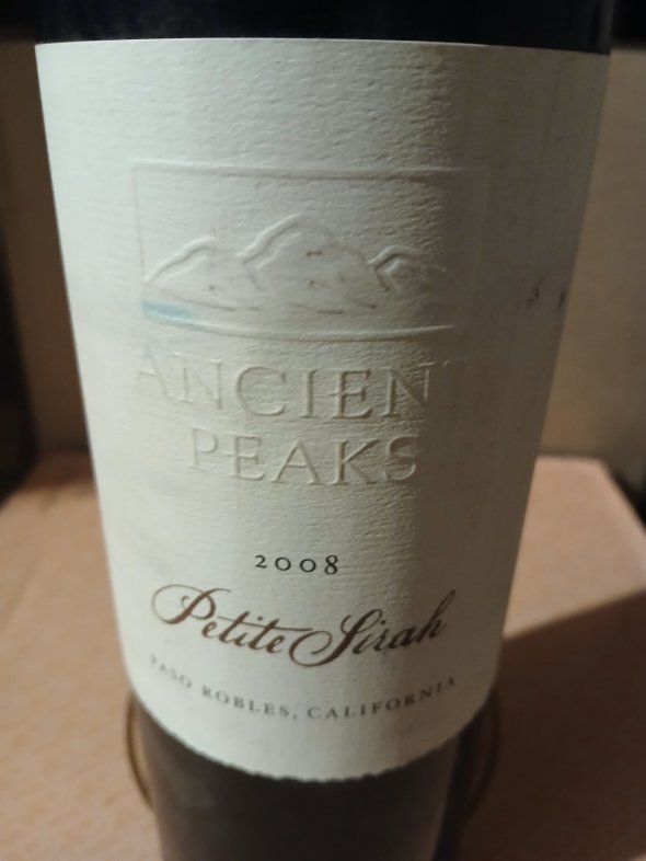 Ancient peaks  petit  sirah paso robles 