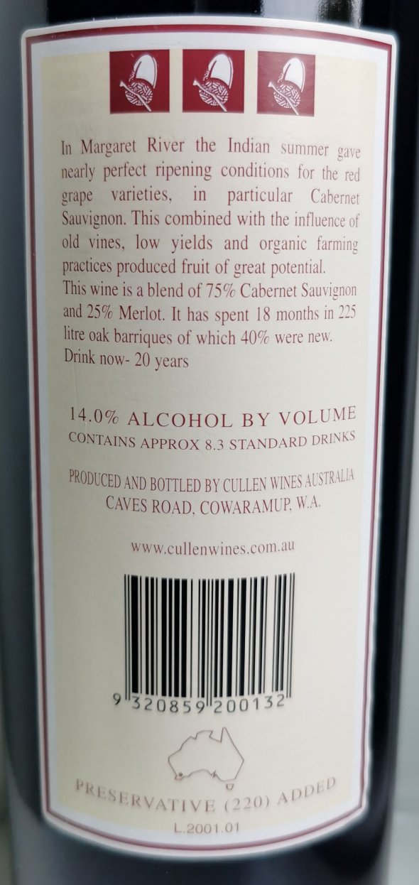 Cullen, Diana Madeline, Margaret River