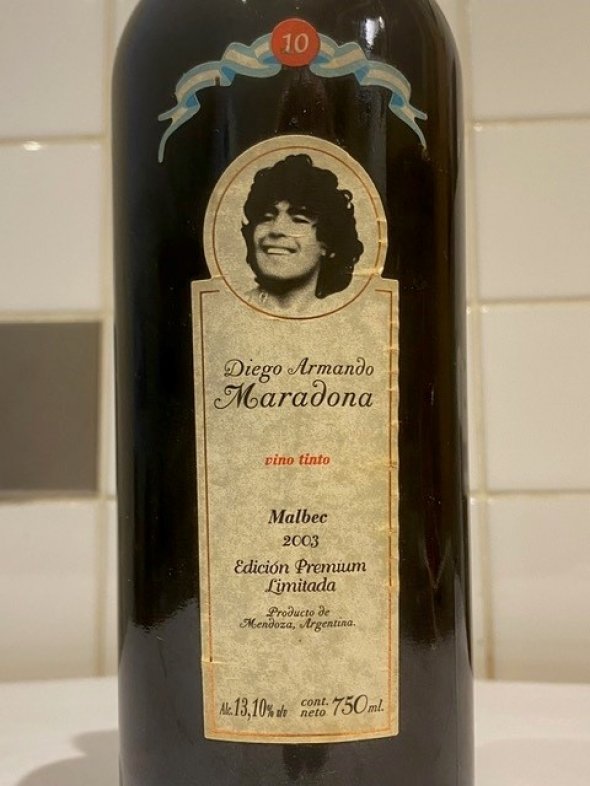 Diego Armando Maradona Malbec Premium Limited Edition
