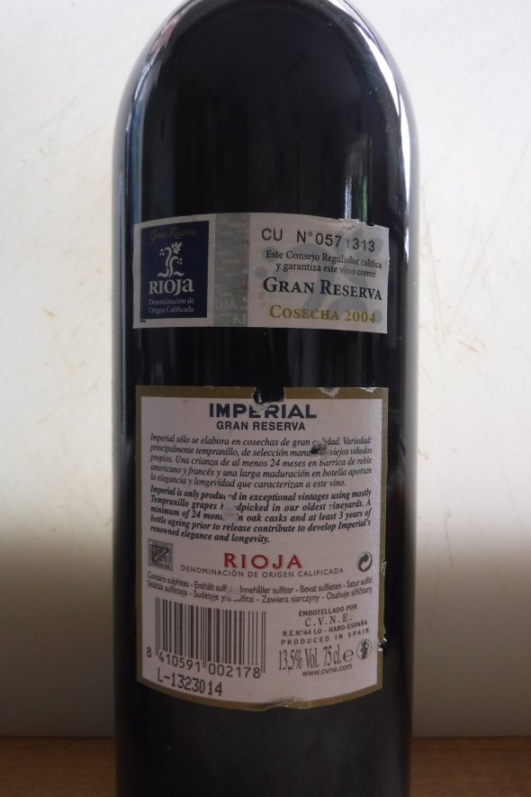 CVNE, Rioja Gran Reserva Imperial