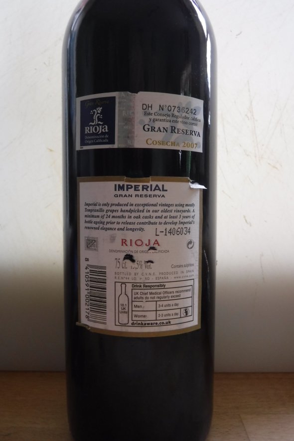 CVNE, Rioja Gran Reserva Imperial