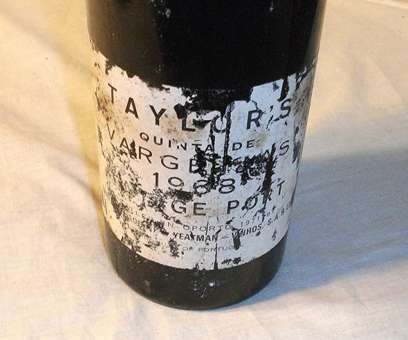 Taylor's Quinta De Vargellas 1968 Vintage Port.  Rare.