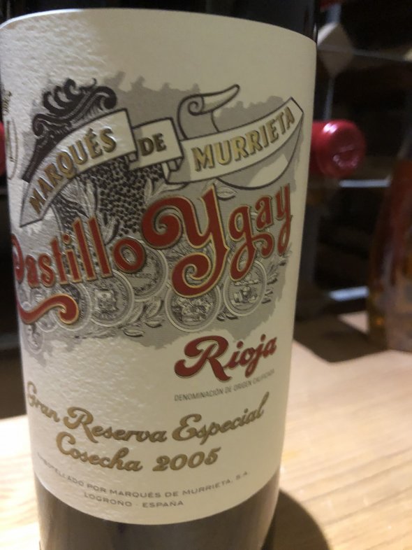 Marques de Murrieta Castillo Ygay Gran Reserva Especial, Rioja DOCa, Spain, 2005