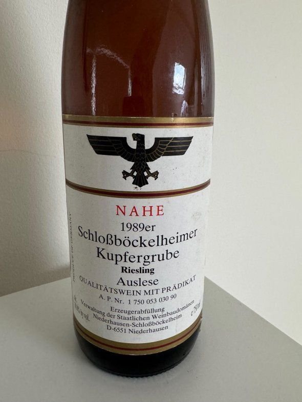 Gut Hermannsberg, Schlossbockelheimer Kupfergrube Riesling Auslese G, Nahe