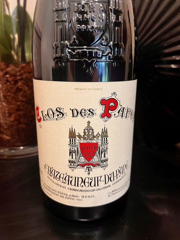 Paul Avril, Chateauneuf-du-Pape, Clos des Papes, WS 98/RP 97/JR 17.5+