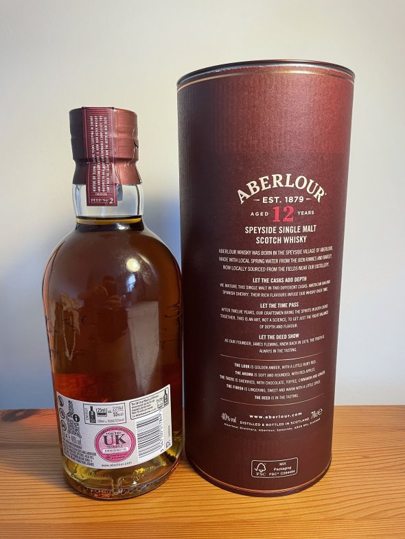 Aberlour 12-Year-Old Speyside Single Malt Scotch Whisky