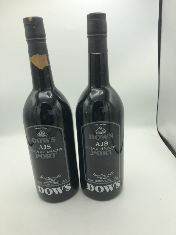 2 X Dow's Andrew James Symington Tribute Vintage Character Port 