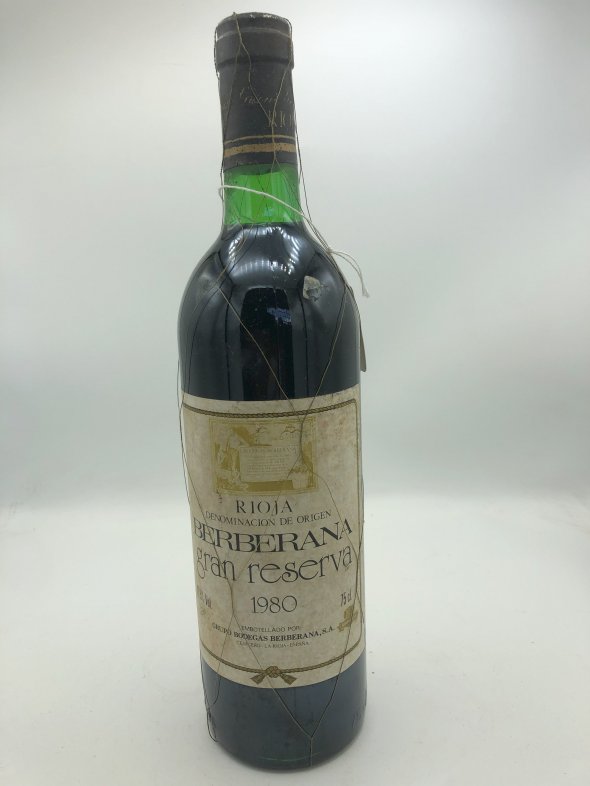 Berberana, Gran Reserva, Rioja 1980