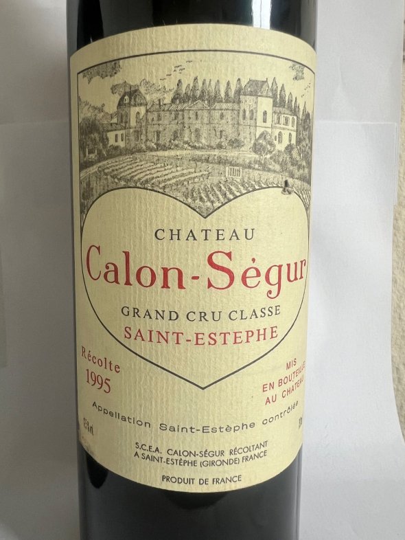 Chateau Calon Segur 3eme Cru Classe, Saint-Estephe