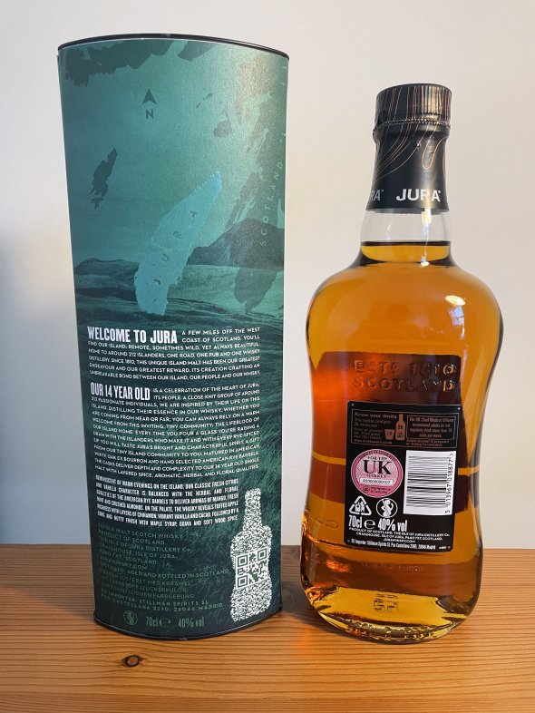 Jura 14 Year Old American Rye Cask Single Malt Scotch Whisky