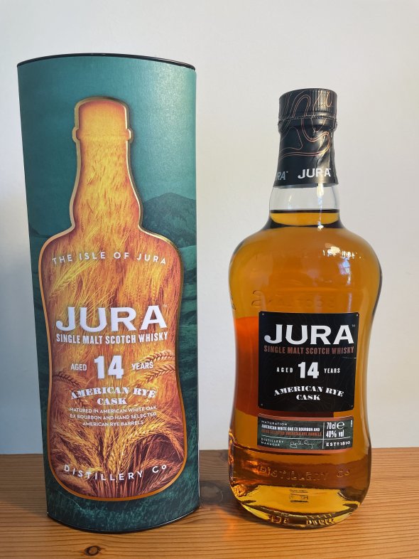 Jura 14 Year Old American Rye Cask Single Malt Scotch Whisky