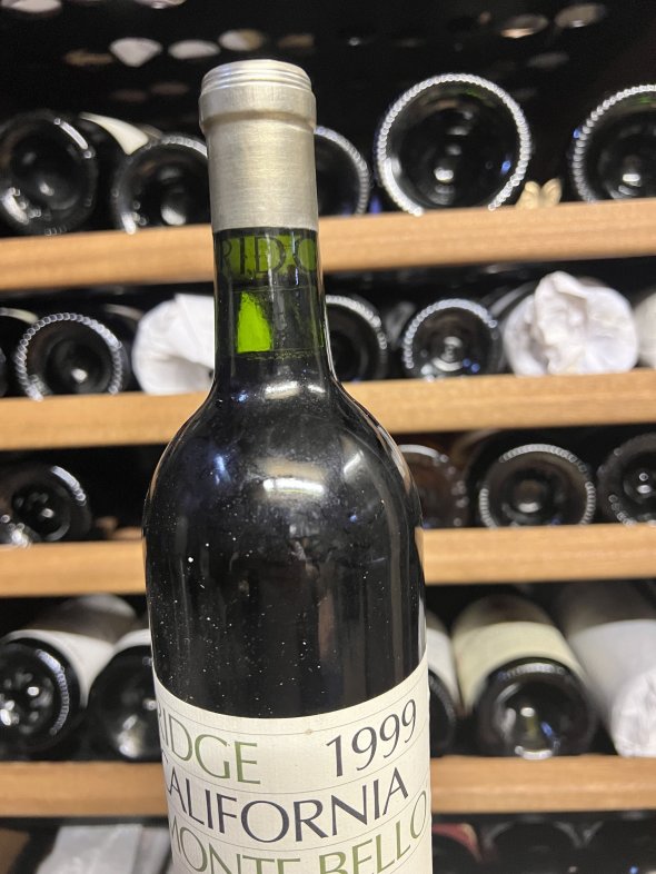 Ridge, California Cabernet Sauvignon Monte Bello, Santa Cruz Mountains