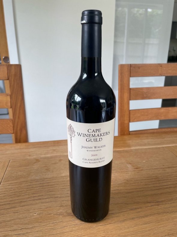 Cape Winemakers Guild (Jeremy Walker), Grangehurst Auction Blend, Stellenbosch