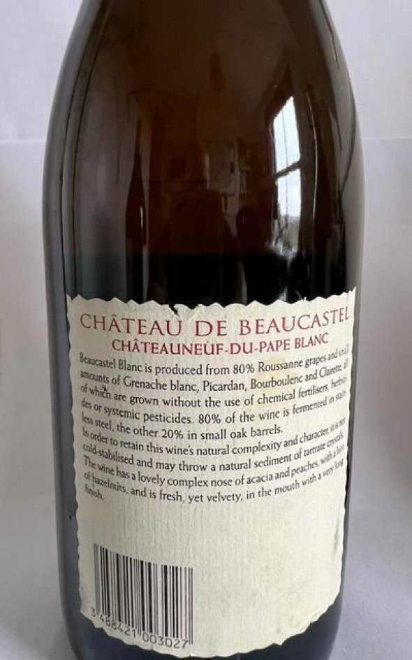 Chateau de Beaucastel Blanc, Chateauneuf-du-Pape