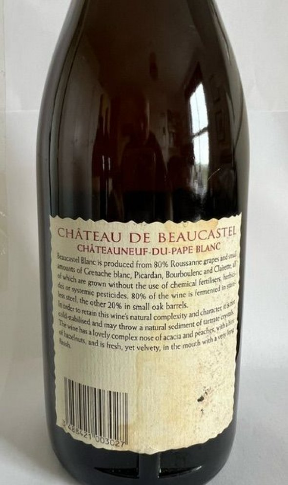 Chateau de Beaucastel Blanc, Chateauneuf-du-Pape