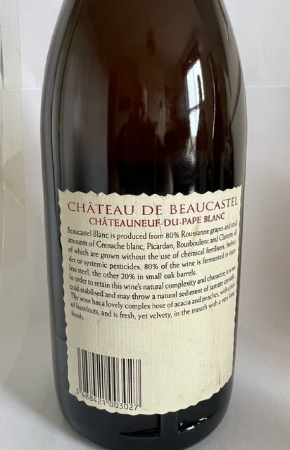 Chateau de Beaucastel Blanc, Chateauneuf-du-Pape