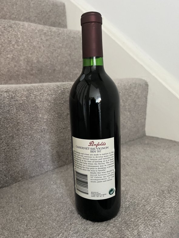 1993 Penfolds, Bin 707 Cabernet Sauvignon, South Australia
