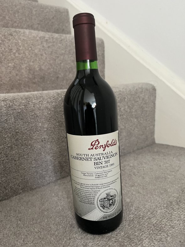 1993 Penfolds, Bin 707 Cabernet Sauvignon, South Australia