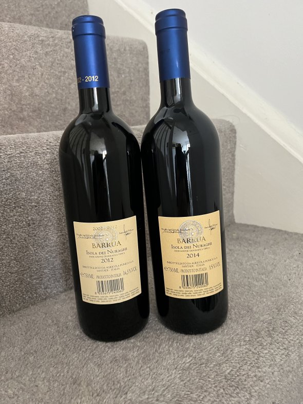 2012 + 2014 (2 bottles) Agricola Punica, Barrua, Isola dei Nuraghi IGT