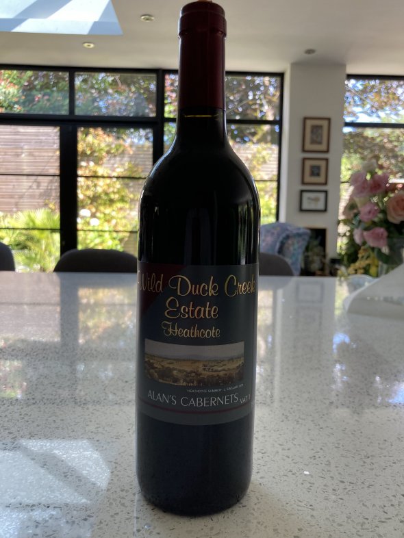 Wild Duck Creek Estate, Alan's Cabernets, Heathcote