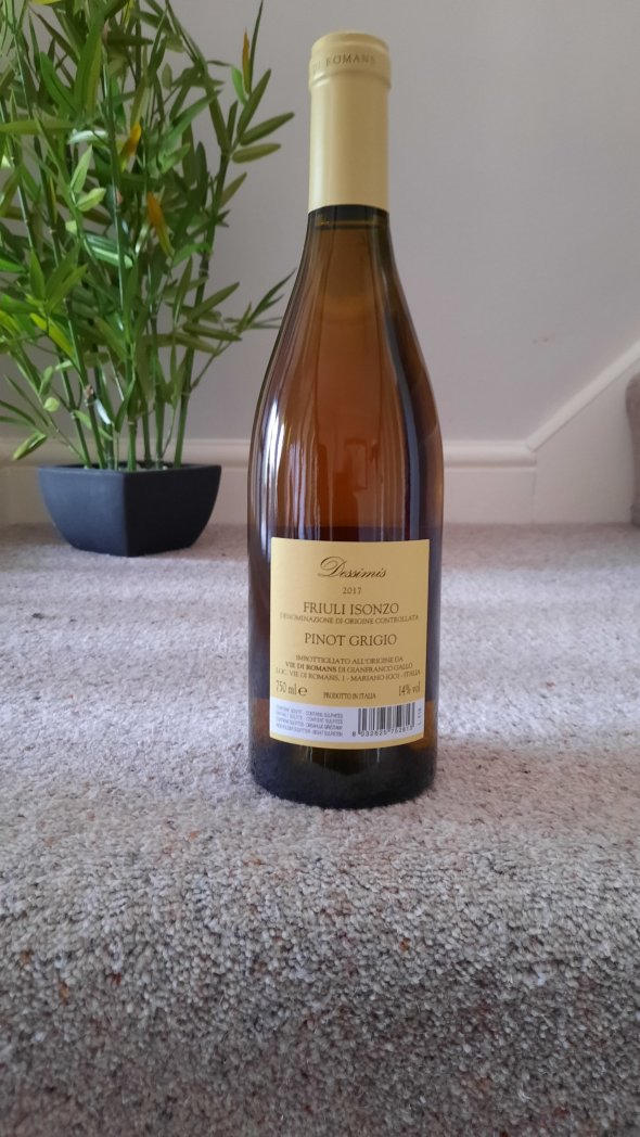 Vie di Romans, Dessimis Pinot Grigio, Friuli Isonzo