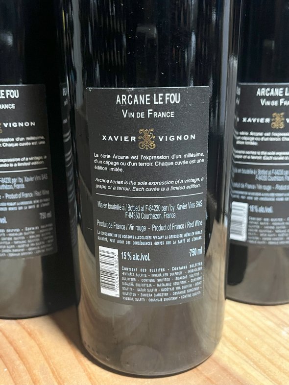 Xavier Vignon, Arcane Le Fou, VdF