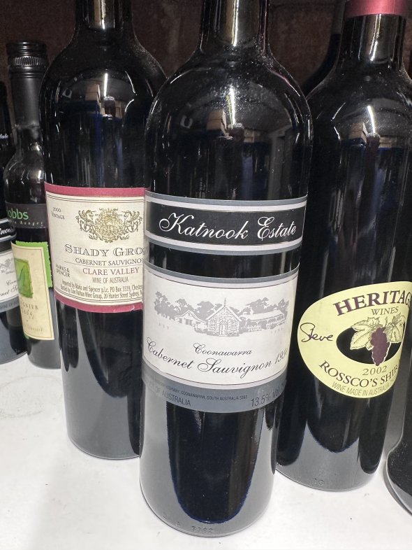 Australian Shiraz & cab x6