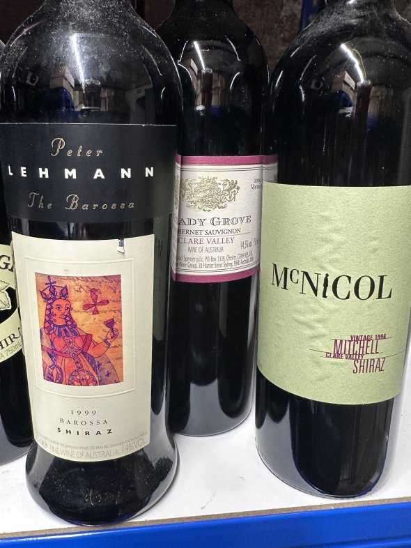 Australian Shiraz & cab x6
