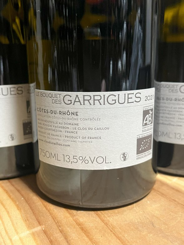 Le Clos du Caillou, Cotes du Rhone, 'Le Bouquet des Garrigues' Blanc