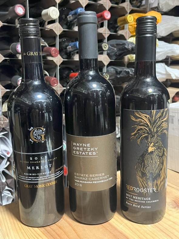 Canadian Reds x3 - British Columbia & Niagara Peninsula, 2015,2016,2017