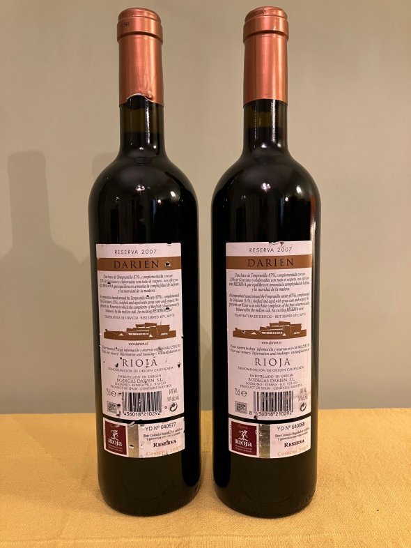 Darien, Reserva, Rioja