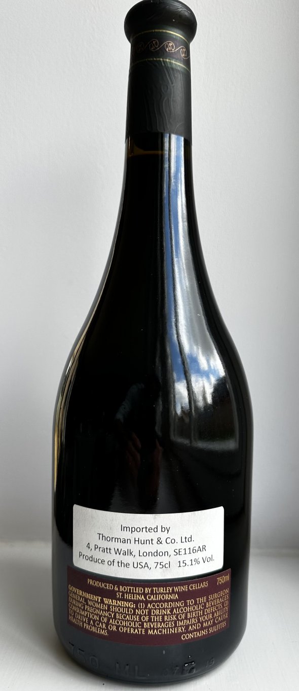 Turley, Hayne Vineyards Petite Syrah, Napa Valley