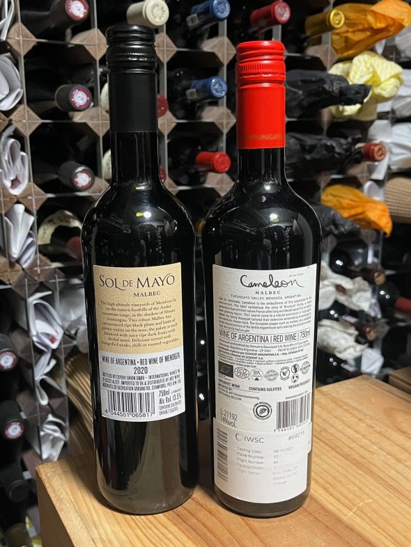Mendoza Malbec pair 2020 & 2021