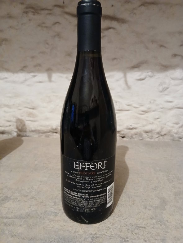Center of  Effort pinot noir