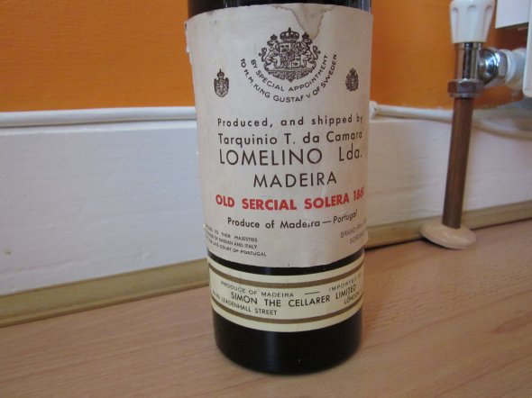 Tarquinio Camara Lomelino Old Sercial Solera Madeira 1861