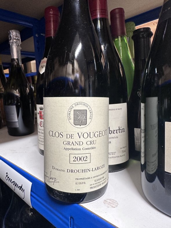 Domaine Drouhin laroze clos de Vougeot Grand Cru
