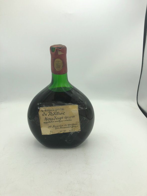 Armagnac J . De Malliac 1960/70's Hor D'age 39/40% 70Cl