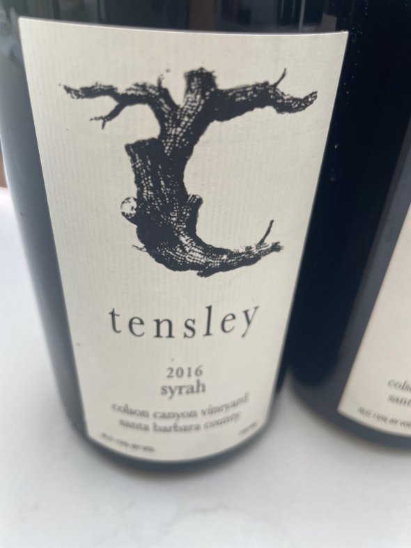 Tensley, Syrah Colson Canyon Vineyard, Santa Barbara County