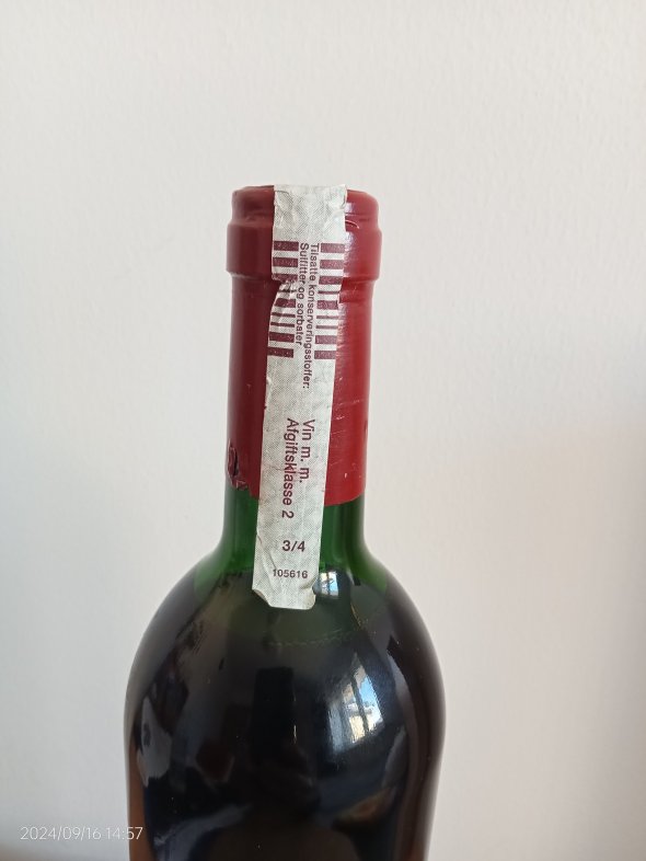 Grand Vin de Chateau Latour Pauillac 1986