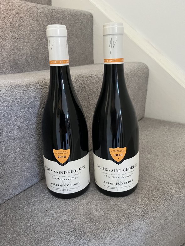 2018 (2 bottles) Aurelien Verdet, Nuits-Saint-Georges, Les Hauts Pruliers