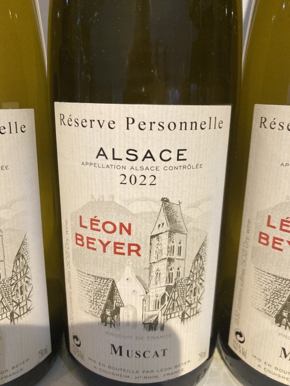 DRY Muscat d'Alsace 'R&eacute;serve Personnelle' L&eacute;on Beyer 