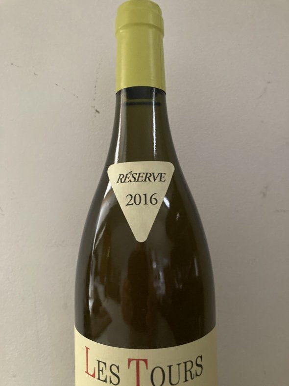 Les Tours Blanc, C&ocirc;tes du Rh&ocirc;ne Blanc&lsquo; Reserve&rsquo; Ch&acirc;teau des Tours, Emmanuel Reynaud